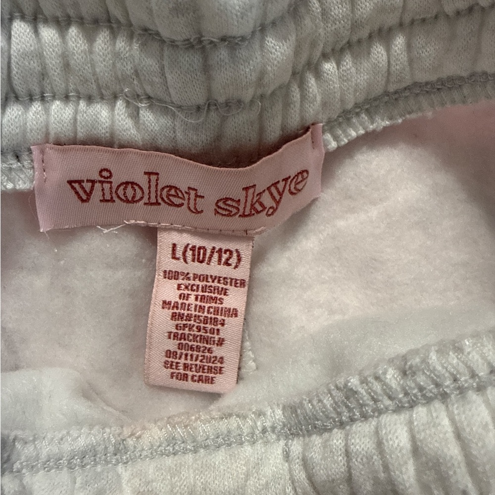 New in Carrier Cowgirl Hat Pink and Gray Embroidered Sweatshirt 4-Piece Set - Picture 6 of 6